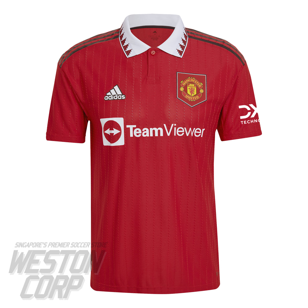 Manchester United Adult 2022-23 Home Authentic Jersey – Weston