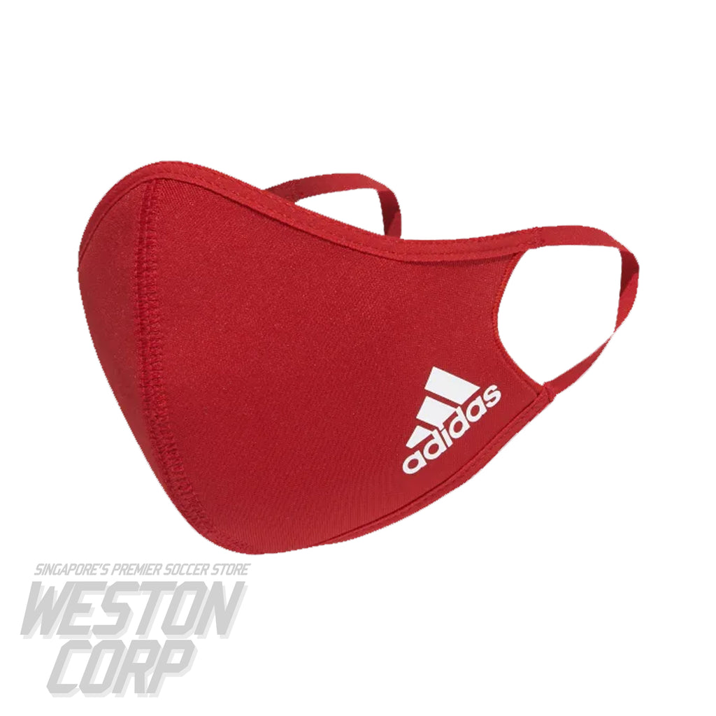 adidas 3-pc Face Cover Red