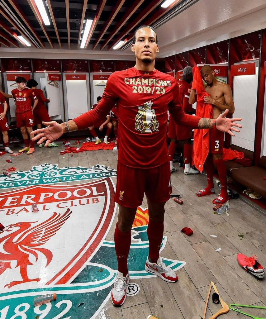 Liverpool FC Adult 2019-20 SS Home Shirt w/ Trophy Nameset +
