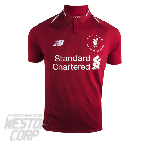 Liverpool FC Adult 2018-19 SS Home '6 Times' Shirt