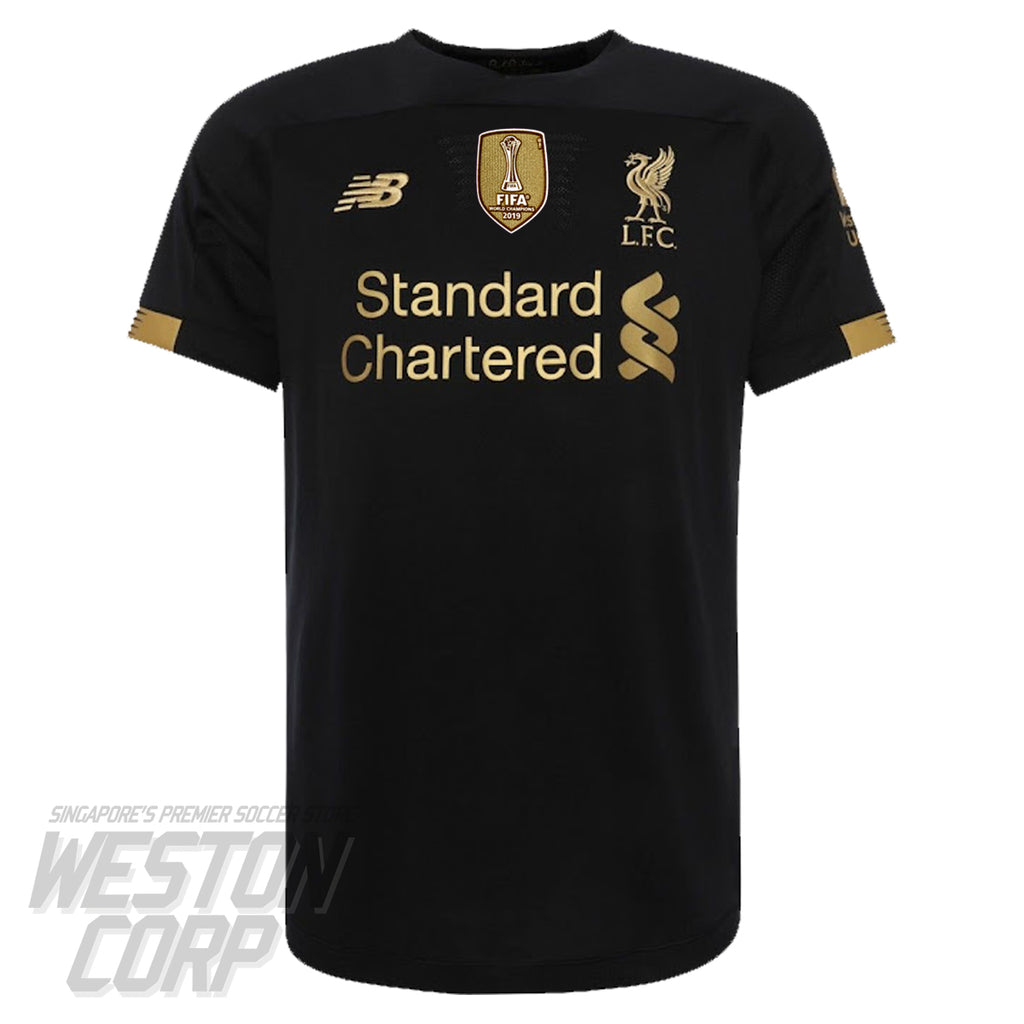 Liverpool FC Adult 2019-20 SS GK Home Shirt w/ World Cup Club Badge