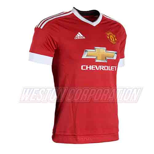 Manchester United Junior 2015-16 SS Home Shirt