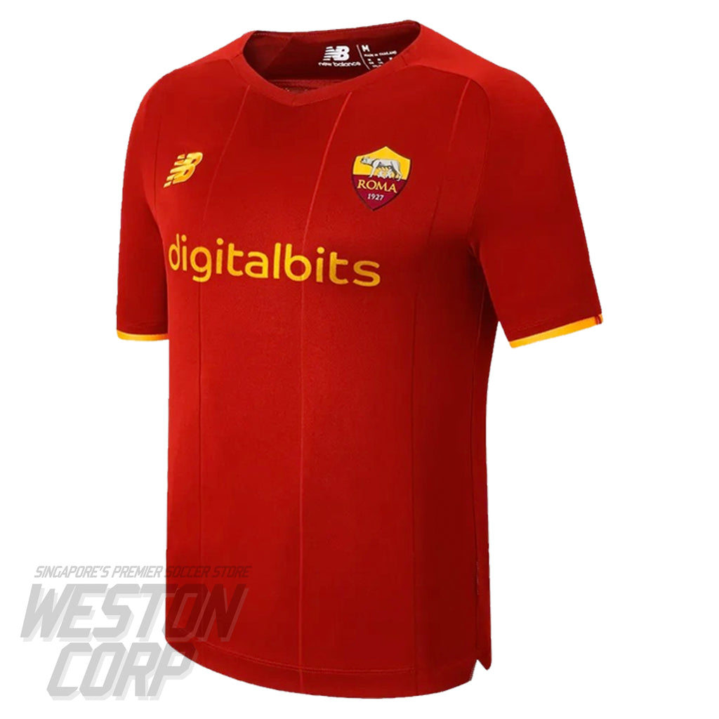 AS Roma Adult 2021-22 SS Home Authentic Jersey