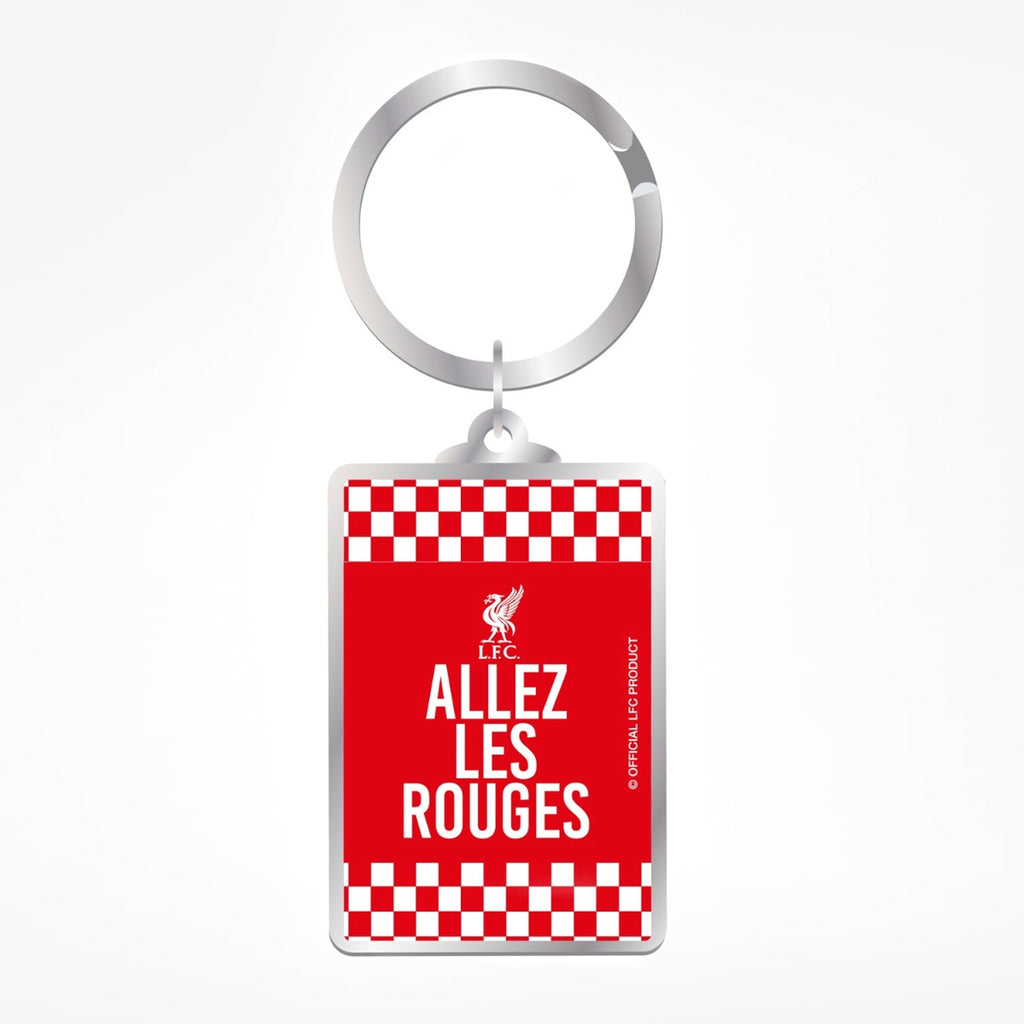 LFC UCL Final Allez Les Rouges Keyring