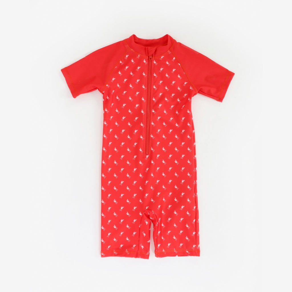 LFC Junior Red Print Swimsuit