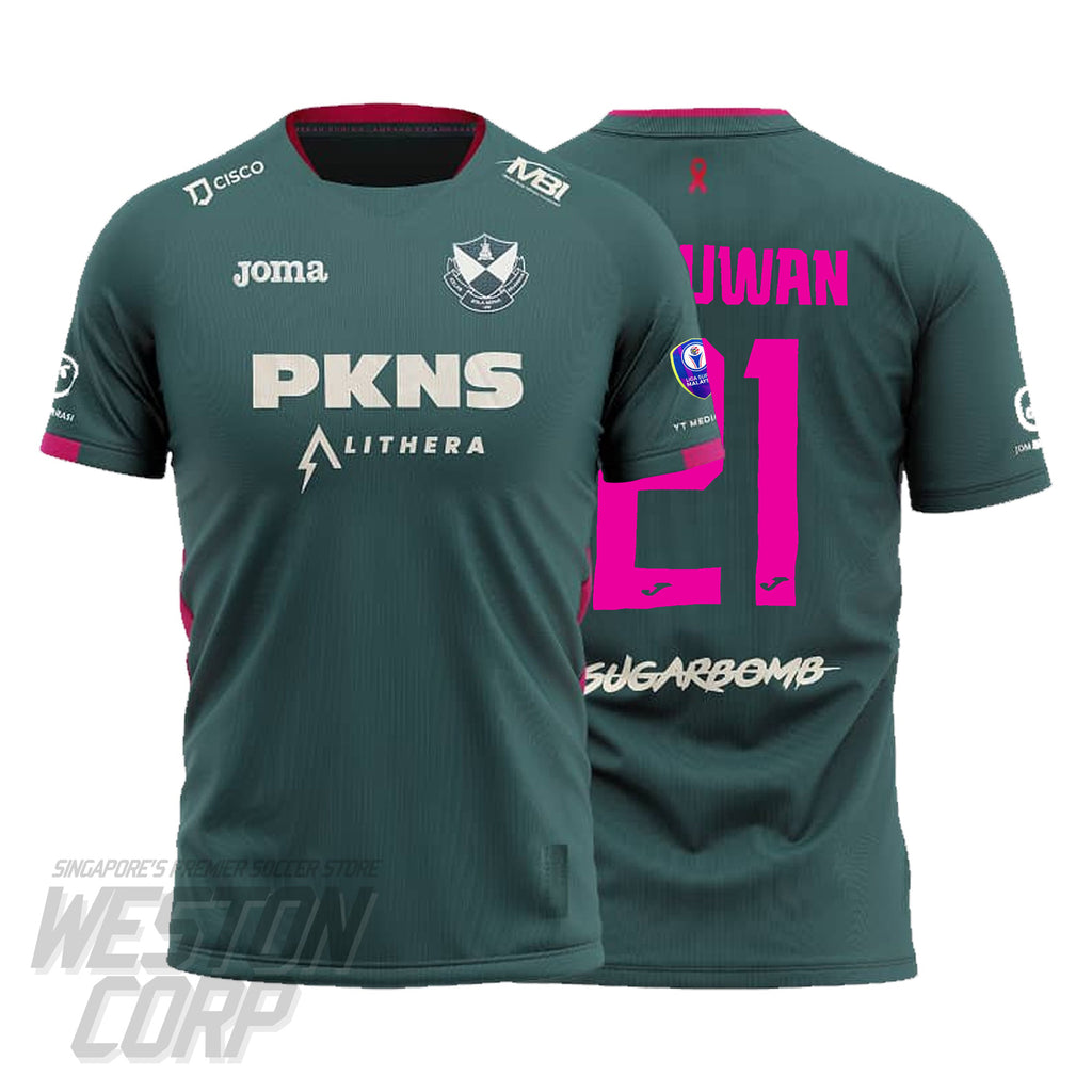 Selangor FC Adult 2022 Away Shirt + Safuwan Nameset + Malaysia Super League Badge