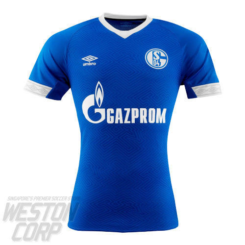 Schalke 04 Adult 2018-19 SS Home Shirt
