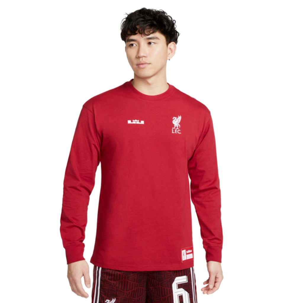 Liverpool FC x LeBron James Adult Long Sleeve Max90 Tee