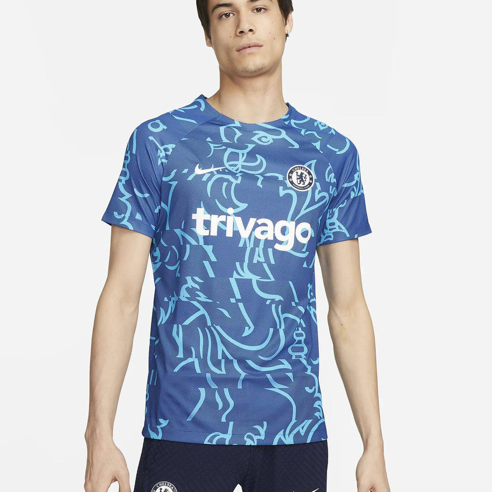 Chelsea Adult 2022-23 DF SS Pre-Match Jersey