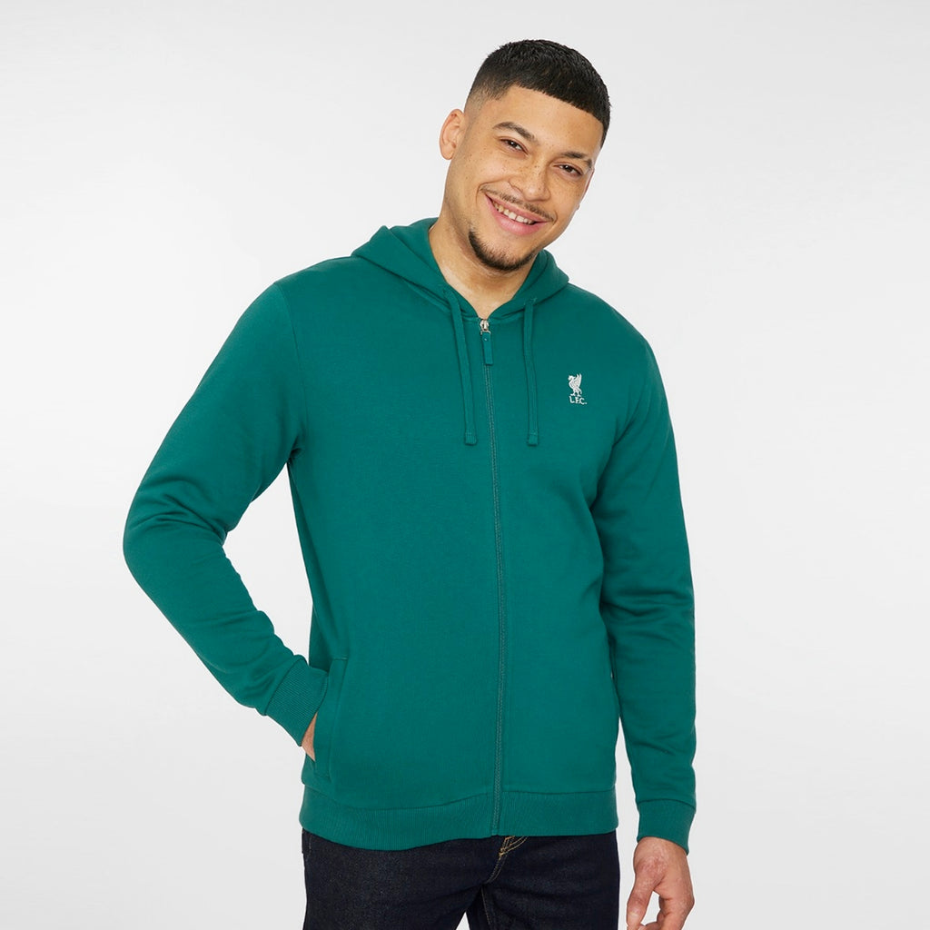 LFC Teal Mens Zip Through Hoody
