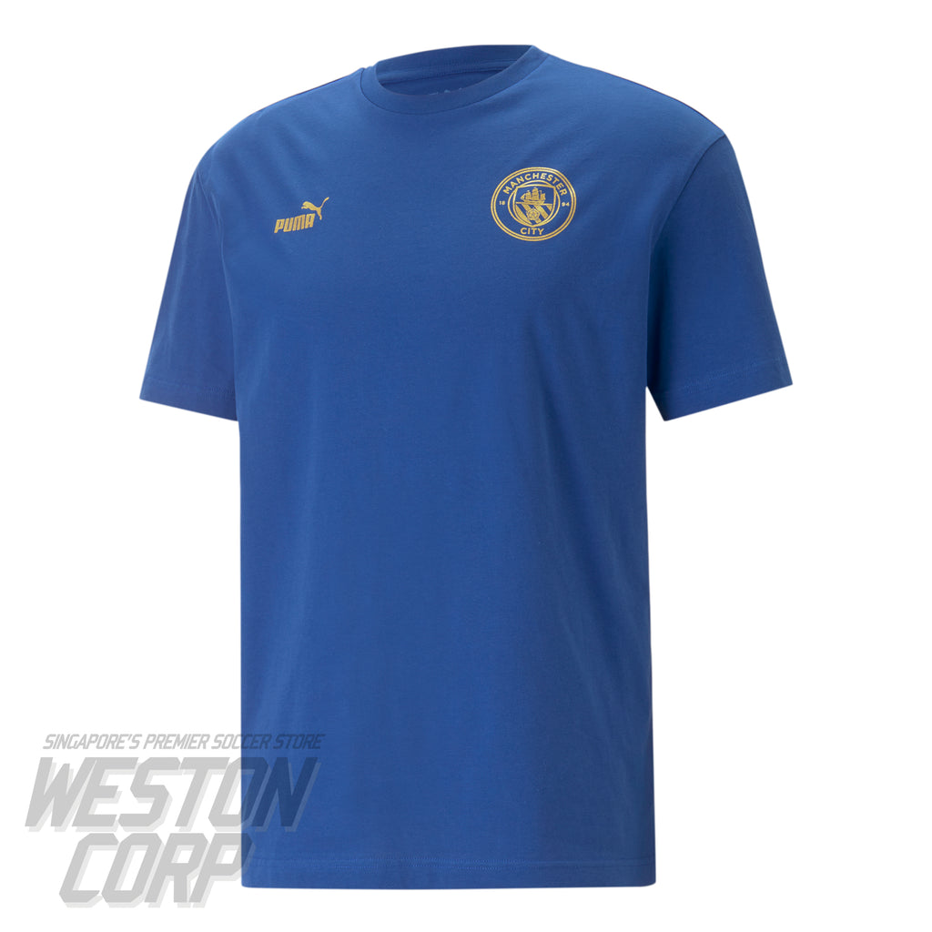 Manchester City Adult 2023 CNY Back Graphic Tee (Blazing Blue)