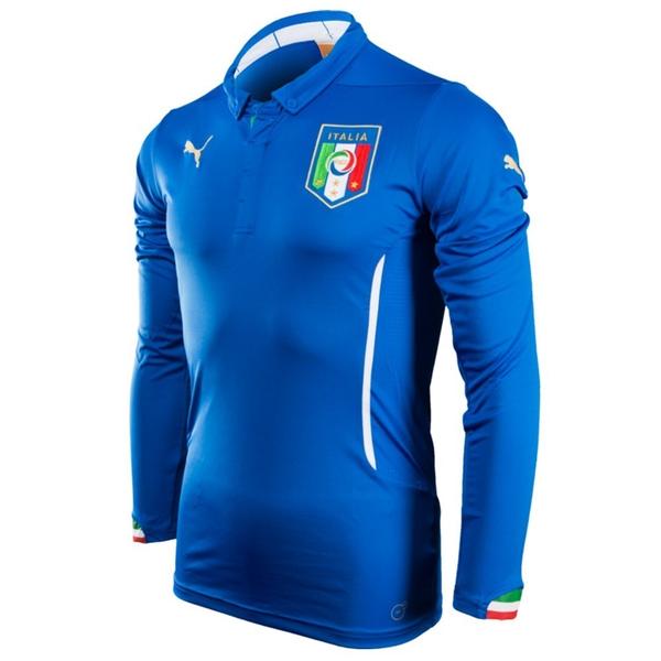 Italy Adult 2014-15 LS Home Shirt