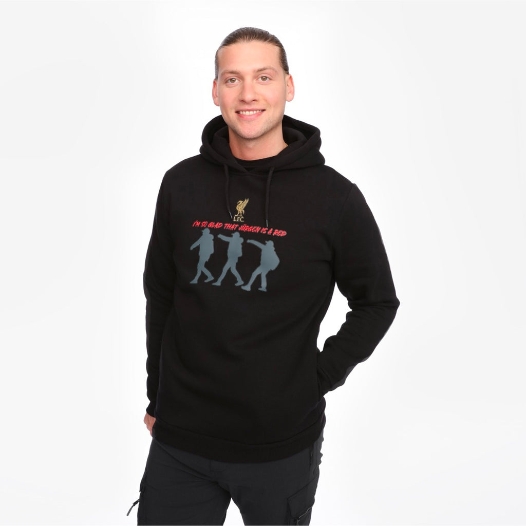 LFC Adults 'I'm so Glad' Hoody (Klopp)