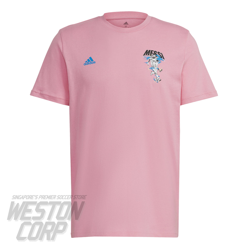 Adidas Messi Graphic Tee (Pink)