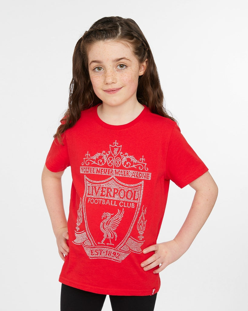 LFC Junior Crest Diamonté Tee