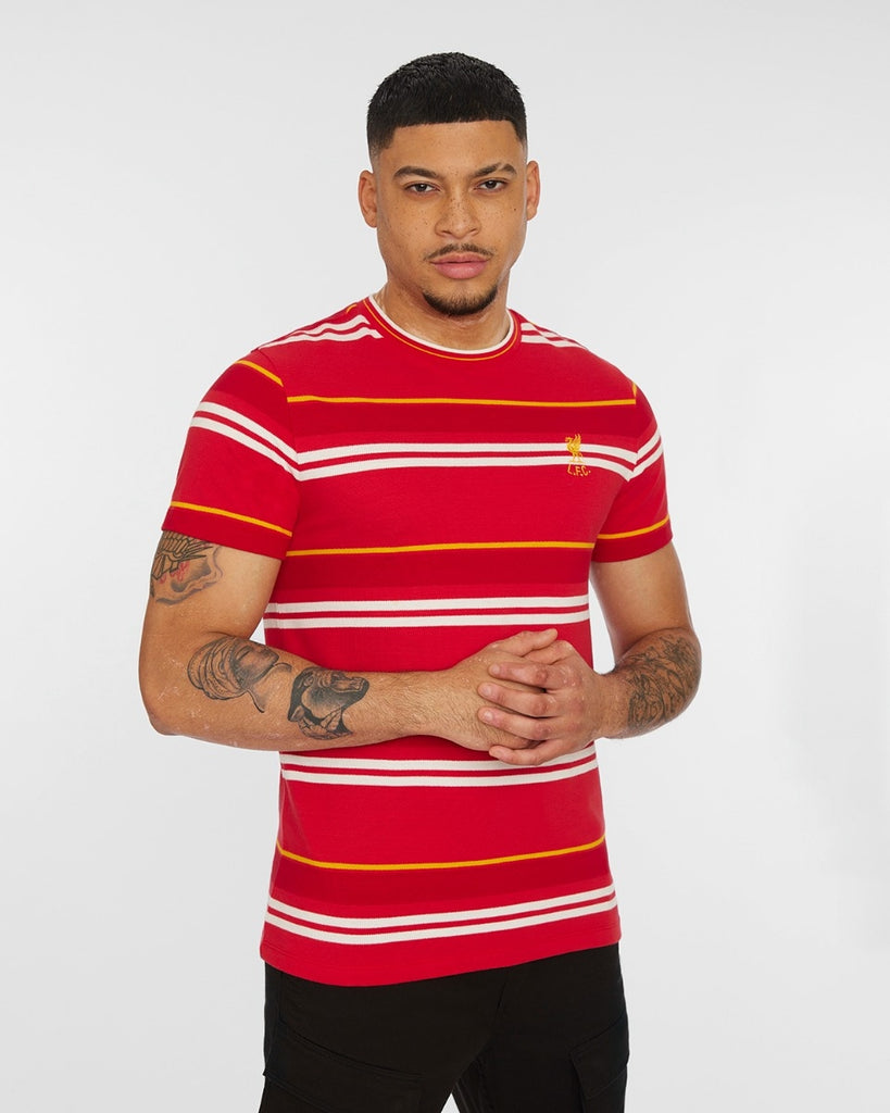 LFC Mens 86 Home Stripe Tee