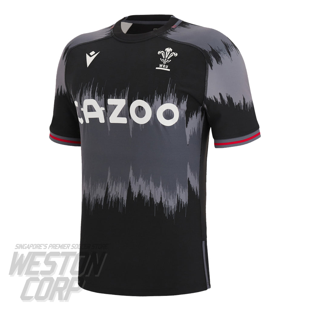 Wales Adult Rugby 2022-23 Training Jersey (Black)