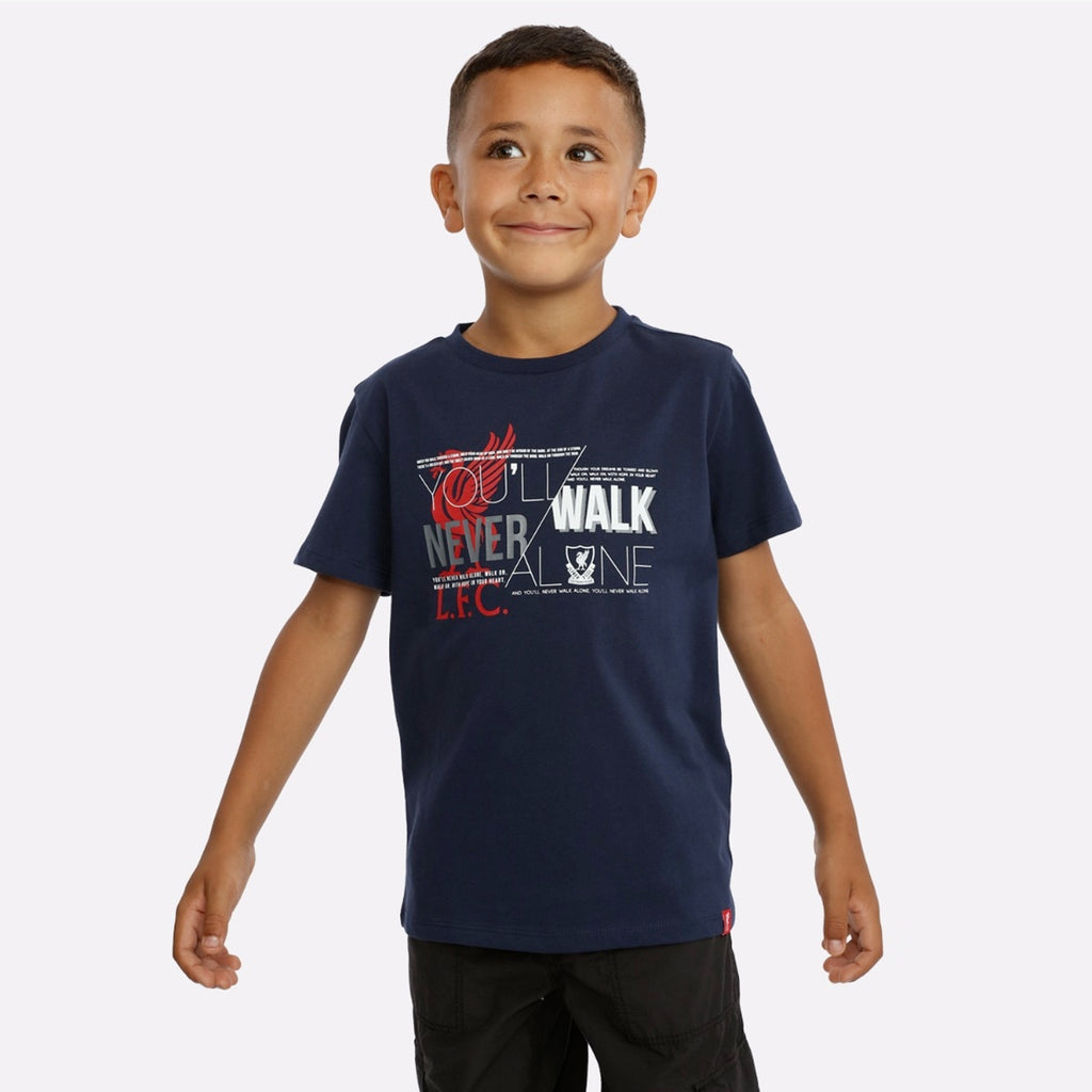 LFC Junior Navy YNWA Slash Tee