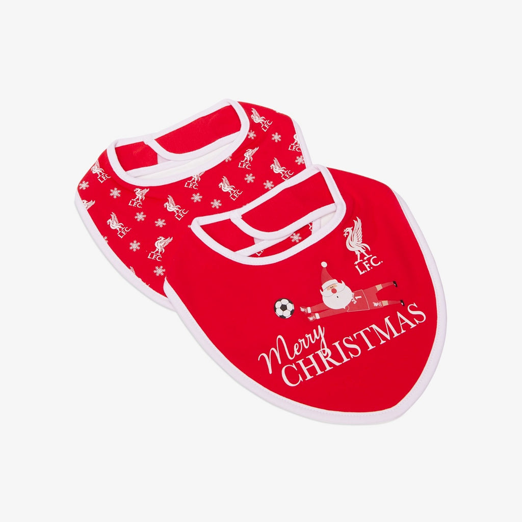 LFC 2 Pack Christmas Baby Bibs